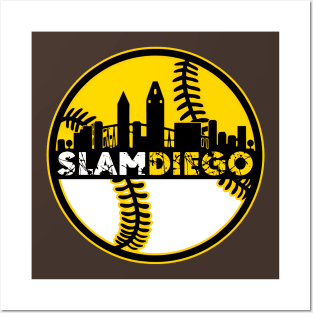 Slam Diego Baseball City Sunset 2 Posters and Art